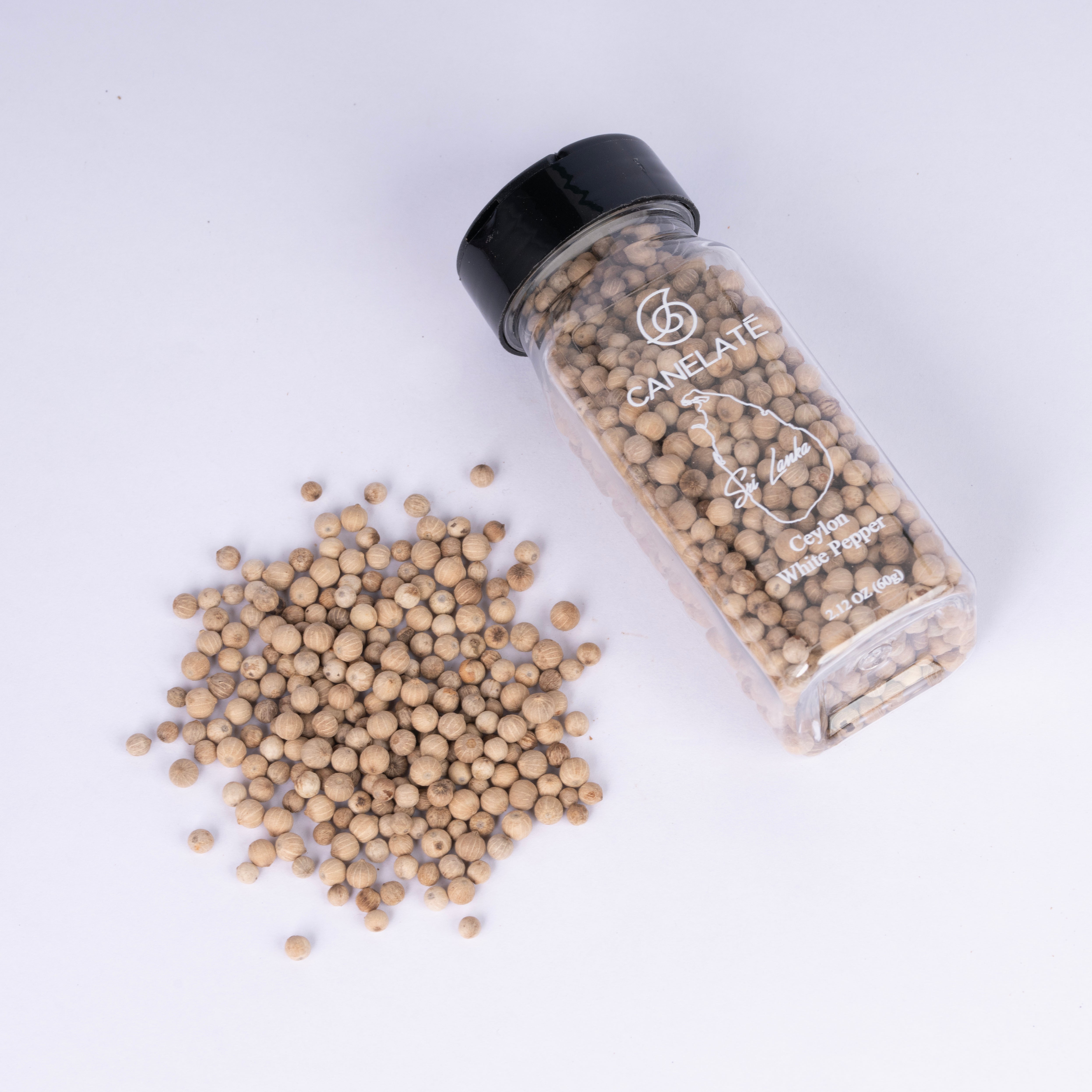 Organic White Pepper Whole 60g (2.12oz)