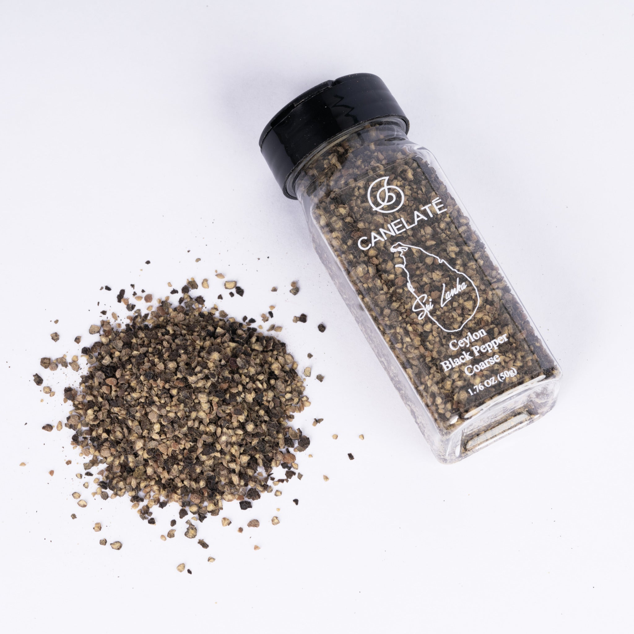 Organic Black Pepper Coarse 50g (1.76oz)