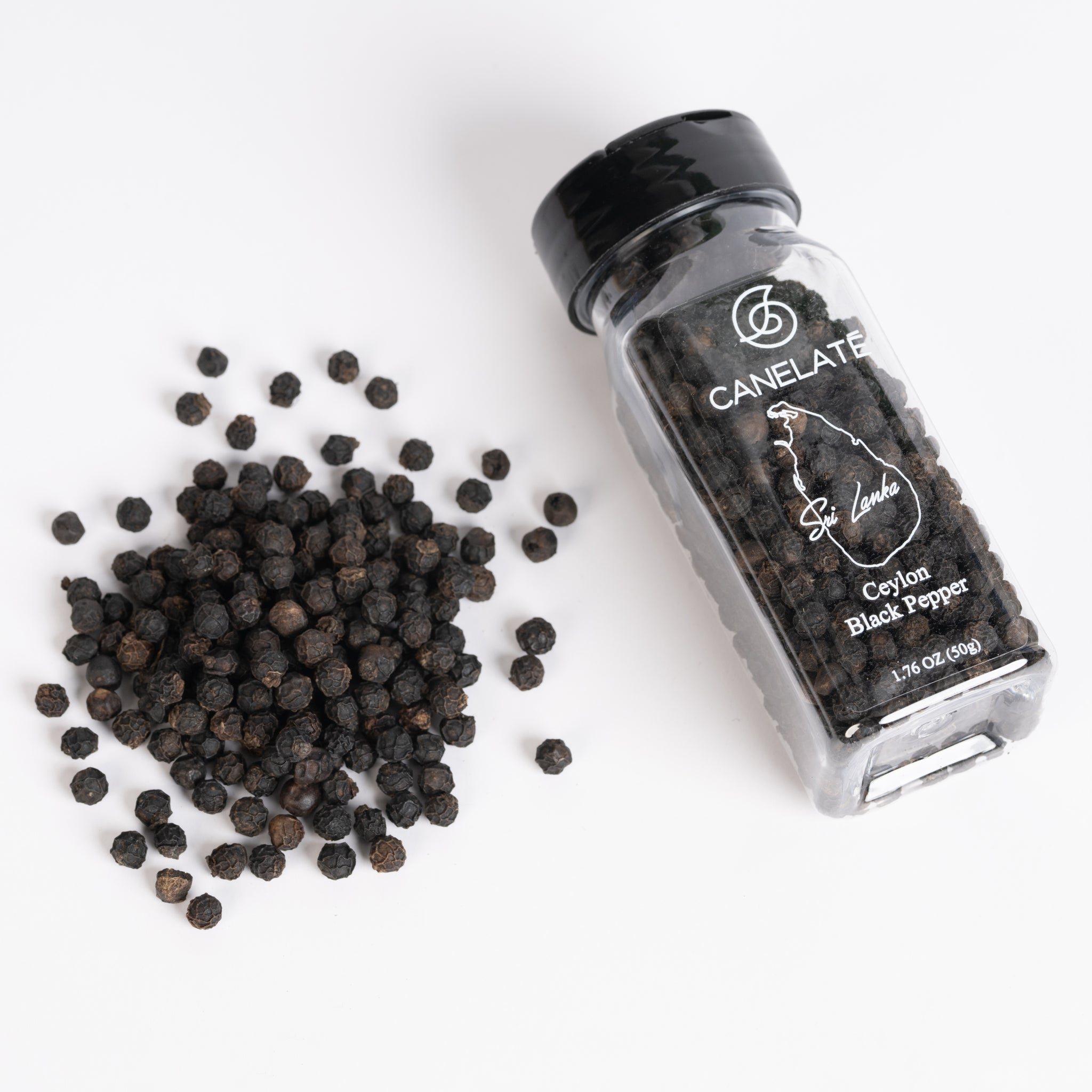 Organic Black Pepper Whole 50g (1.76oz)