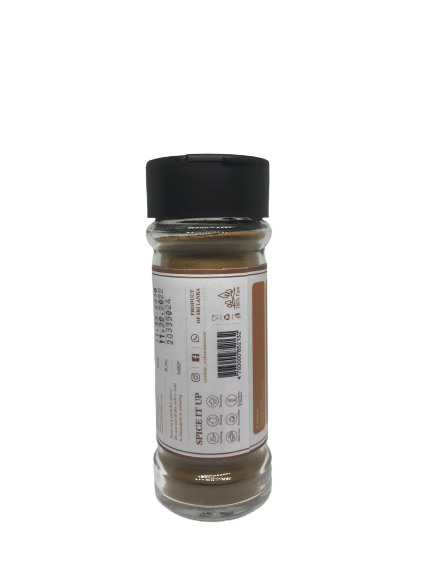 Organic Ceylon Cinnamon Powder in Glass Jar with Plastic Shaker/Sprinkle Bottle. | 1.41 oz